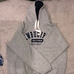 grey newburyport MA hoodie